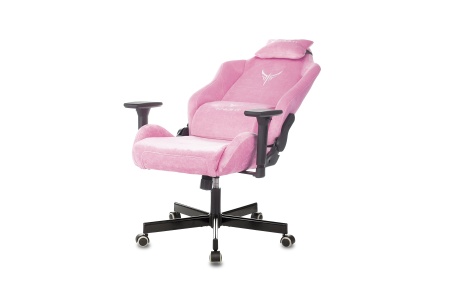 Кресло игровое Бюрократ Knight N1 розовое