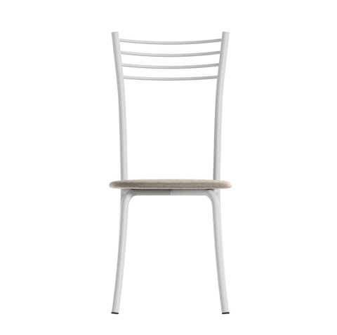 Комплект стульев Кассия (4 шт), белый велюр бежевый