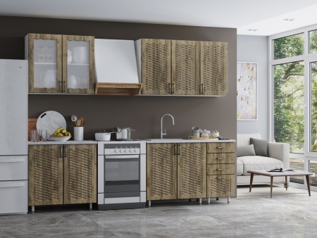 Кухонный Гарнитур Ирина МДФ 2000 мм