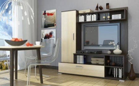 Гостиная Лима (Ш-1500 x В-1520 x Г-440 мм)/Разные Цвета